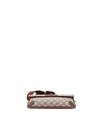 Pre-Owned Gucci Neo Vintage Flap Belt Bag Gg Coated Canvas