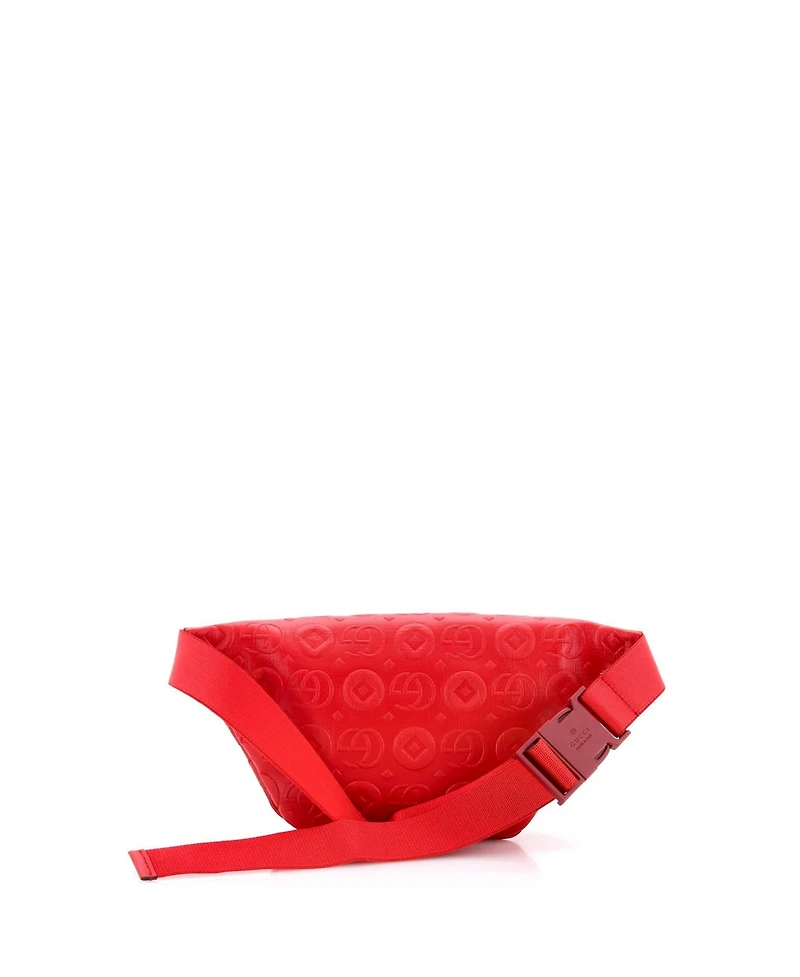 Pre-Owned Gucci Kids Embossed-Leather Belt Bag, 9" W x 5" H x 2" D