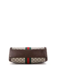 Pre-Owned Gucci Medium Ophidia Boston Bag Gg Coated Canvas