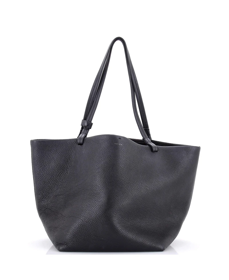 Pre-Owned The Row Xl Park Tote Canvas with Leather