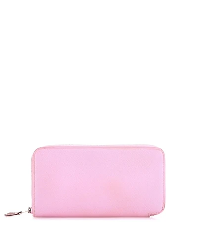 Pre-Owned HERMES Long Azap Zip Around Wallet Silk'in Epsom