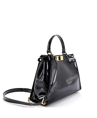 Pre-Owned Fendi Regular Peekaboo Bag Patent