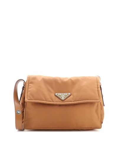 Pre-Owned Prada Medium Padded Flap Shoulder Bag Re-Nylon