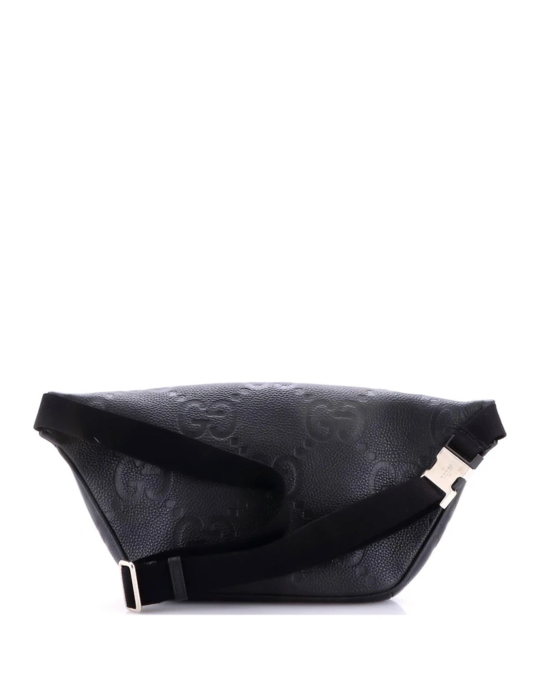 Pre-Owned Gucci Front Pocket Belt Bag Jumbo Gg Embossed Leather