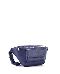 Pre-Owned Gucci Front Pocket Belt Bag Jumbo Gg Embossed Leather