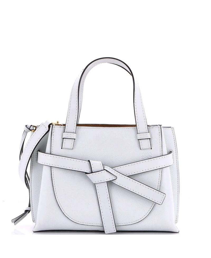 Pre-Owned Loewe Mini Gate Tote Leather