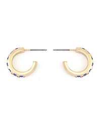 Kurt Geiger London Faux-Stone Signature Huggie Earrings