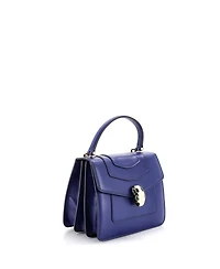 Pre-Owned Bvlgari Small Serpenti Forever Top Handle Bag Leather