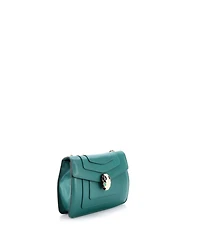 Pre-Owned Bvlgari Small Serpenti Forever Square Shoulder Bag Leather