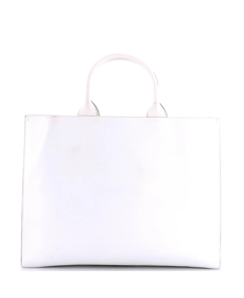 Pre-Owned Dolce and Gabbana Large Dg Daily Shopping Tote Printed Leather