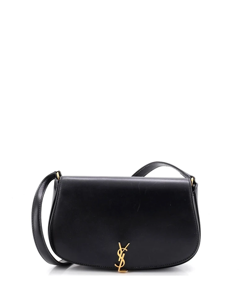 Pre-Owned Saint Laurent Mini Voltaire Shoulder Bag Leather