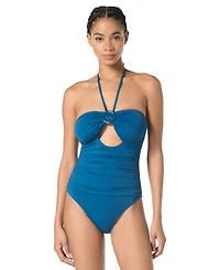 Michael Kors Women's Bandeau One-Piece Swimsuit