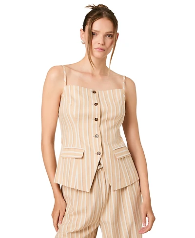 French Connection Women's Sleeveless Tailored Top
