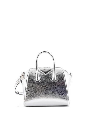 Pre-Owned Givenchy Mini Antigona Bag Glazed Leather