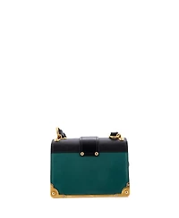 Pre-Owned Prada Small Cahier Crossbody Bag Leather and Saffiano Leather
