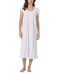 Eileen West Women's Sweetheart Neck Cap-Sleeve Nightgown