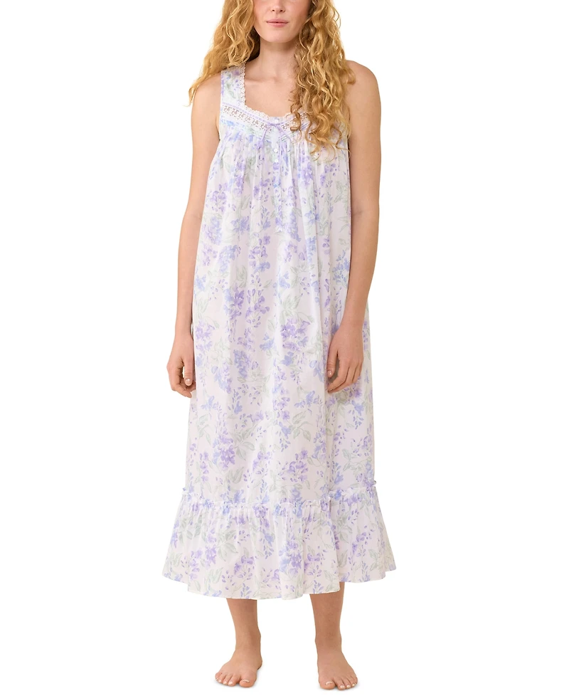 Eileen West Women's Cotton Woven Lawn Ballet Nightgown