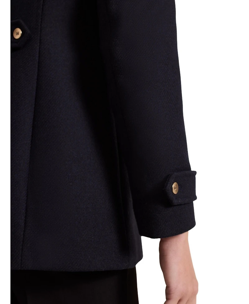 Phase Eight Women's Aurelie Military Double-Breasted Wool-Blend Coat