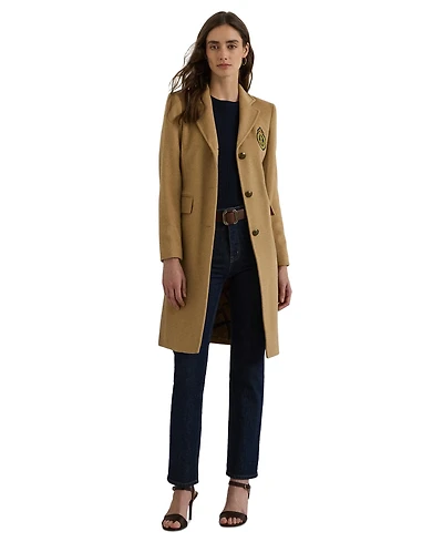 Lauren Ralph Women's Single-Breasted Peacoat