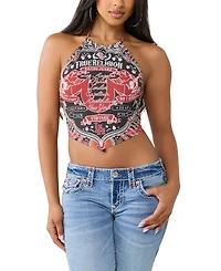 True Religion Women's Buddha Scarf Top