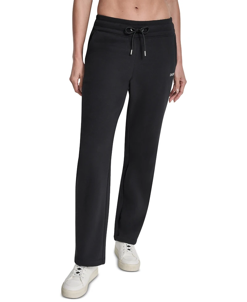 Dkny Women's Metallic Bubble Open Leg Pull-On Pants