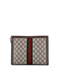 Pre-Owned Gucci Medium Ophidia Pouch Gg Coated Canvas