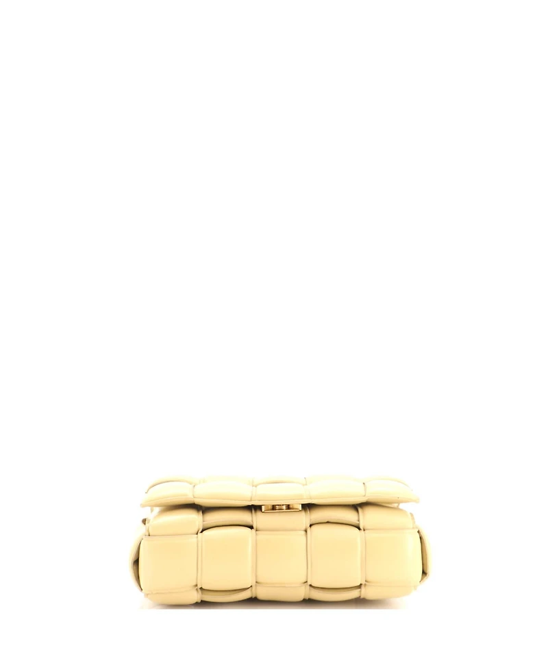 Pre-Owned Bottega Veneta Cassette Crossbody Bag Padded Maxi Intrecciato Leather