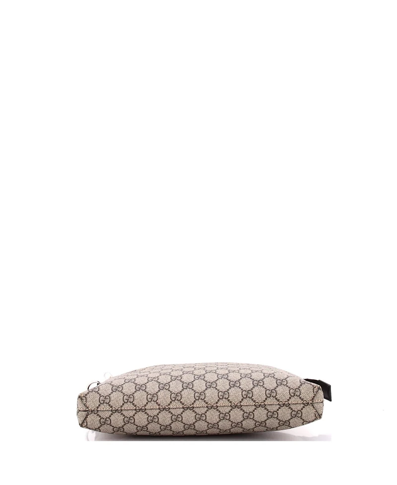 Pre-Owned Gucci Medium Wristlet Zip Pouch Gg Coated Canvas
