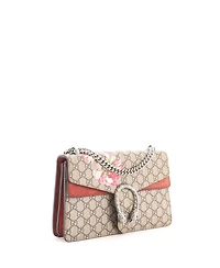 Pre-Owned Gucci Small Dionysus Bag Blooms Print Gg Coated Canvas