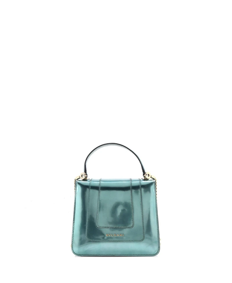 Pre-Owned Bvlgari Small Serpenti Top Handle Bag Patent