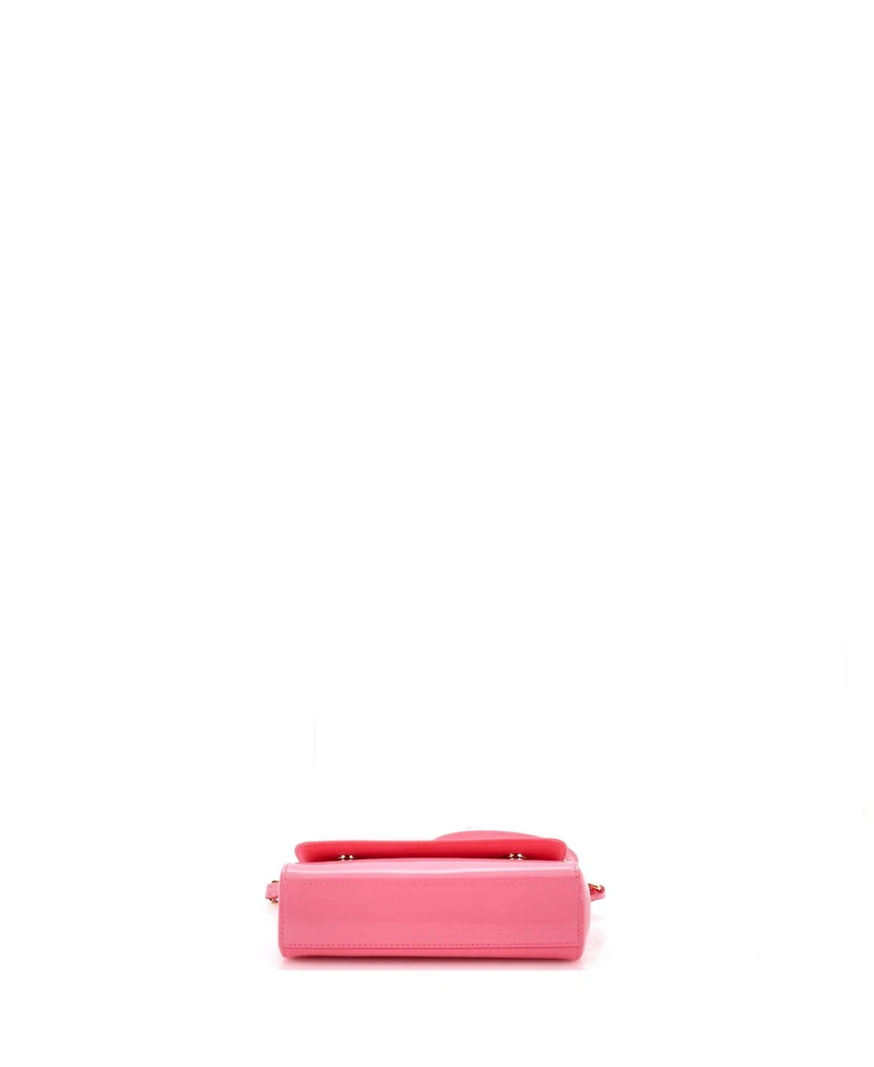Pre-Owned Dolce and Gabbana Small East West Miss Sicily Bag Patent