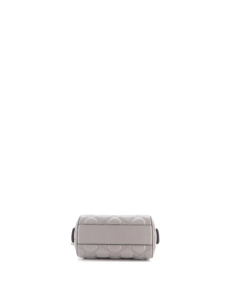 Pre-Owned Gucci Mini Ophidia Convertible Boston Top Handle Bag Gg Matelasse Leather