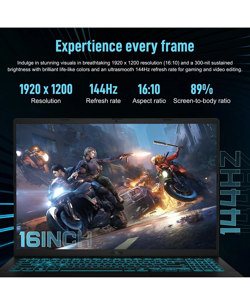 Asus V16 16" Fhd+ 144Hz Gaming Laptop with Rtx 5070