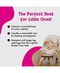 Bumbo Ages 3-12 Months Floor Seat Lite Portable Baby Chair with Removable Tray