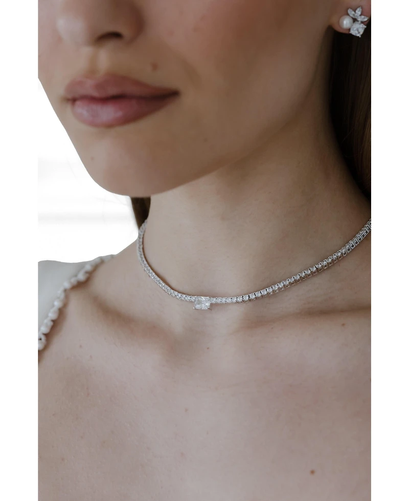 Untamed Petals Monaco Crystal Necklace