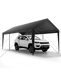 Yiortwo 10 x 20 Feet Carport Canopy, Heavy Duty Portable Car Garage Shelter Tent