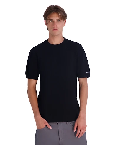 Karl Lagerfeld Paris Men's Short-Sleeve Sweater