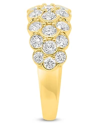 Forever Grown Diamonds Lab-Grown Diamond Statement Ring (2 ct. t.w.) Sterling Silver (Also 14k Gold-Plated Silver)