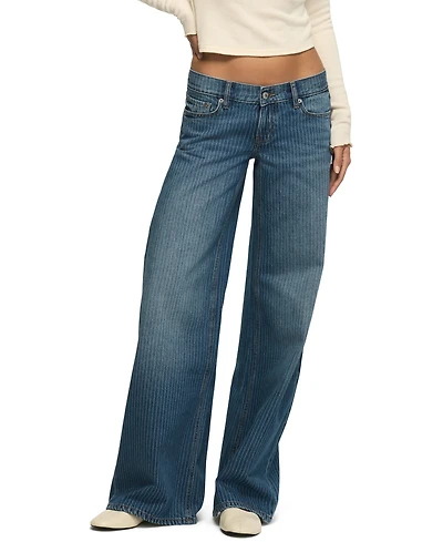Lucky Brand Women's Legend Super-Low-Rise Ultra-Wide-Leg Jeans