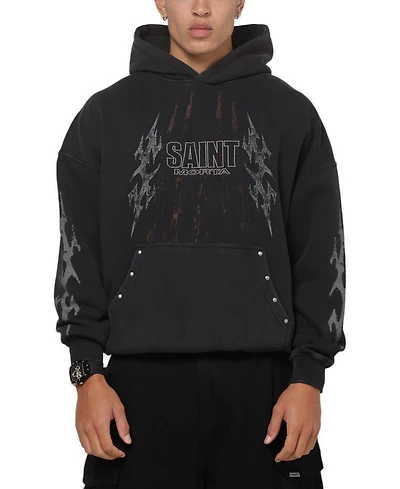 Saint Morta Men's Worldwide Graphic Boxy Hoodie