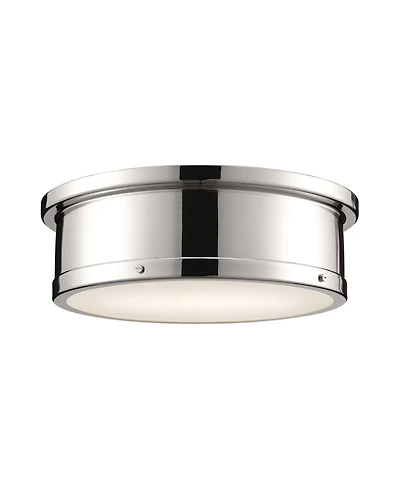 Kichler Serca 18" Wide Nickel Finish Flush Mount Ceiling Light