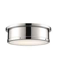 Kichler Serca 18" Wide Nickel Finish Flush Mount Ceiling Light