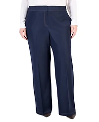 Tahari Plus Size Wide-Leg Pants