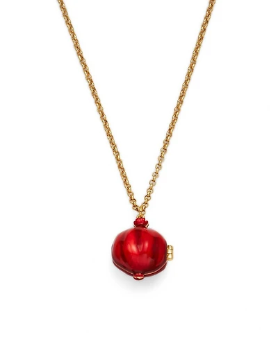 Fable England Pomegranate Locket Necklace in Gold