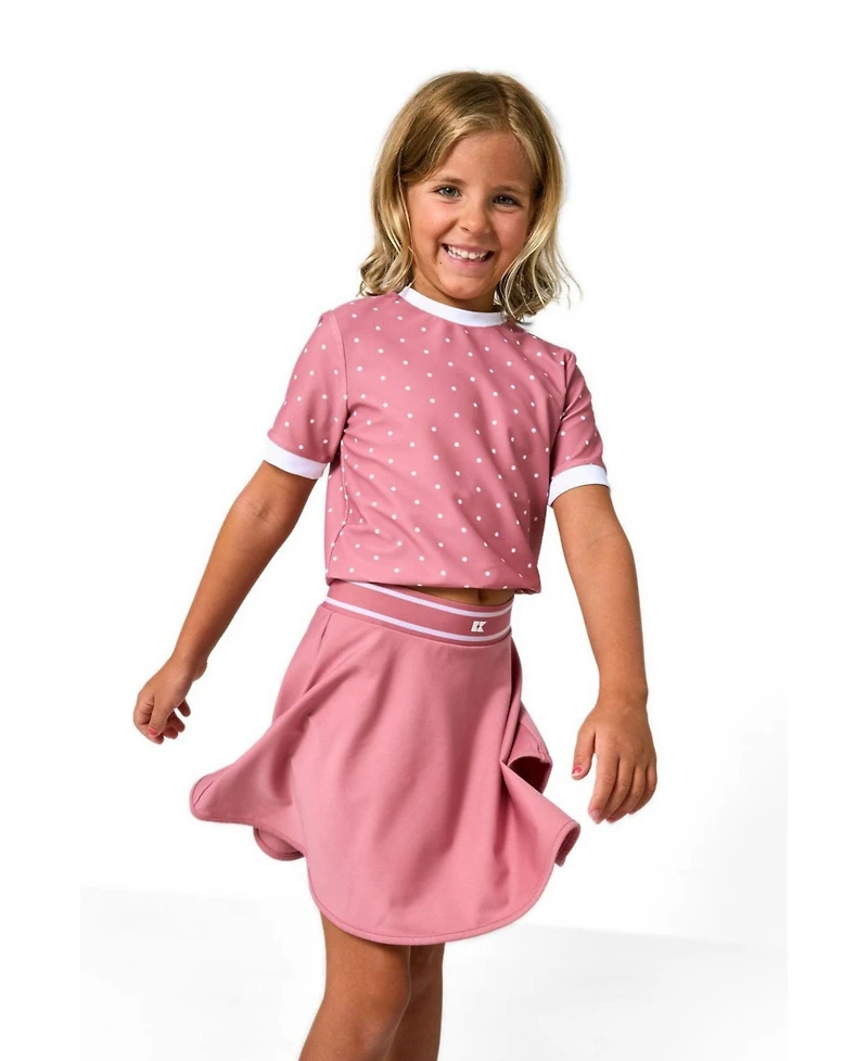 Courtside Kids Girls' (2T-16) Top Spin Skort