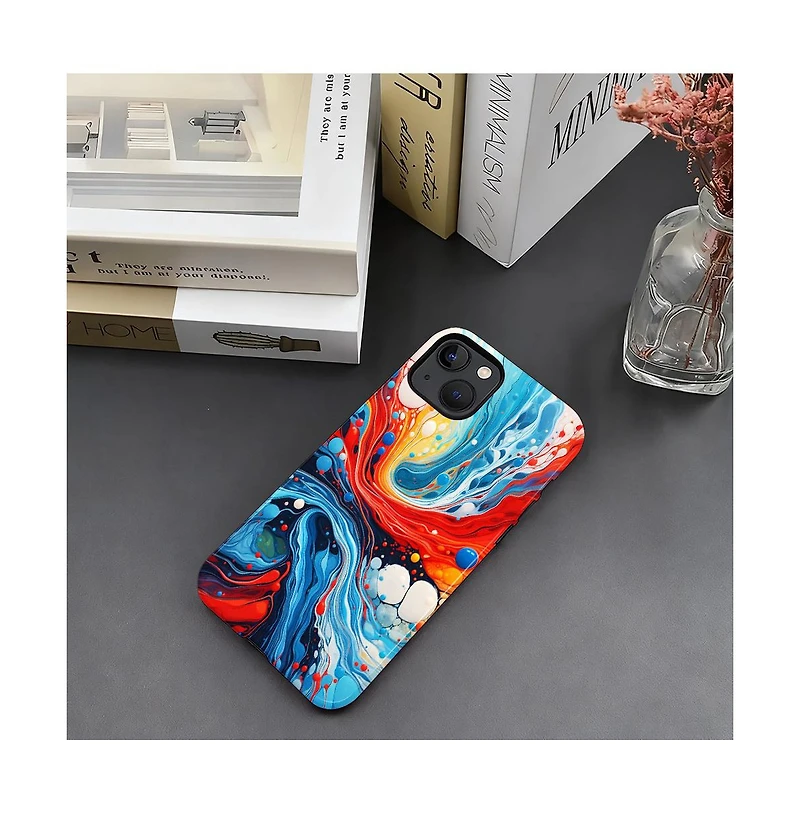 Lisen 2-Layer Durable Phone Case Compatible with Apple iPhone
