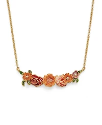 Fable England Eve Floral Choker Necklace in Gold
