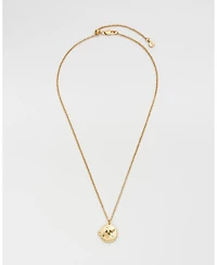 Fable England Ivy Blossom Locket Necklace in Gold