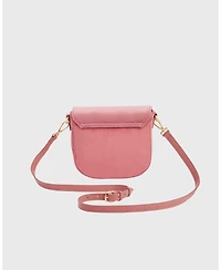 Fable England Beth Floral Posy Embroidered Saddle Bag