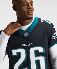 Nike Men's Saquon Barkley Black Philadelphia Eagles Alternate Vapor F.u.s.e. Elite Jersey